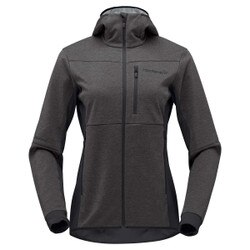 Norrona Falketind Warm 2 Octa Hood Women's in Caviar